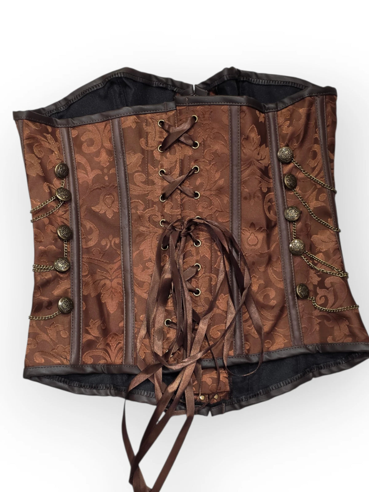 Korsetti Steampunk Gears, ruskea
