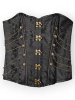 Korsetti Steampunk Gears, musta