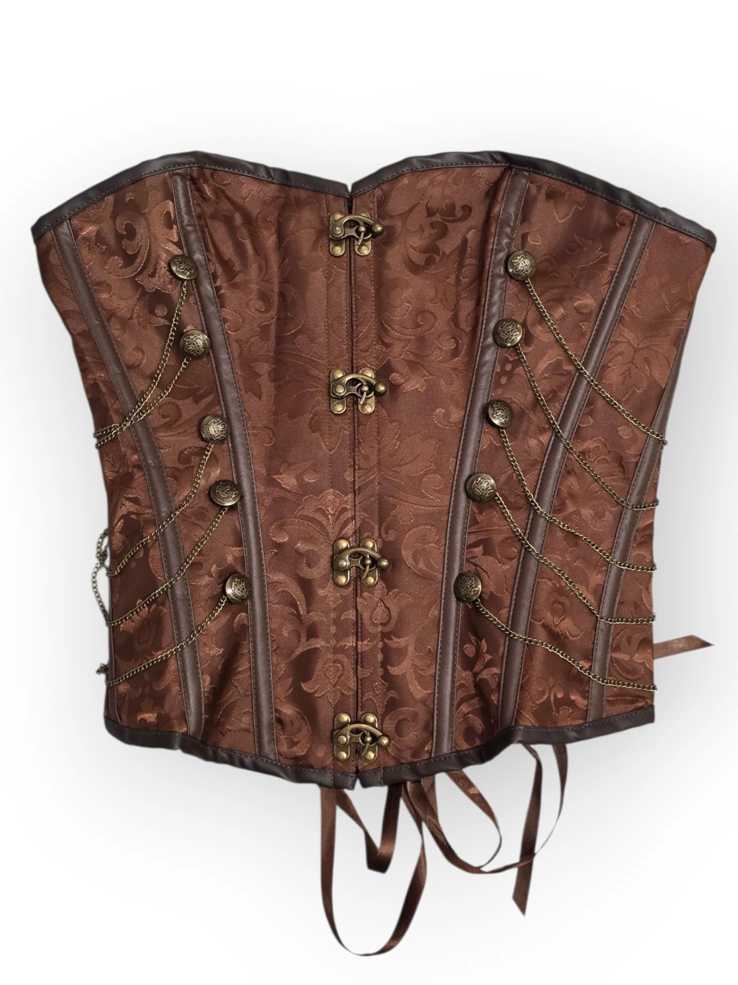 Korsetti Steampunk Gears, ruskea