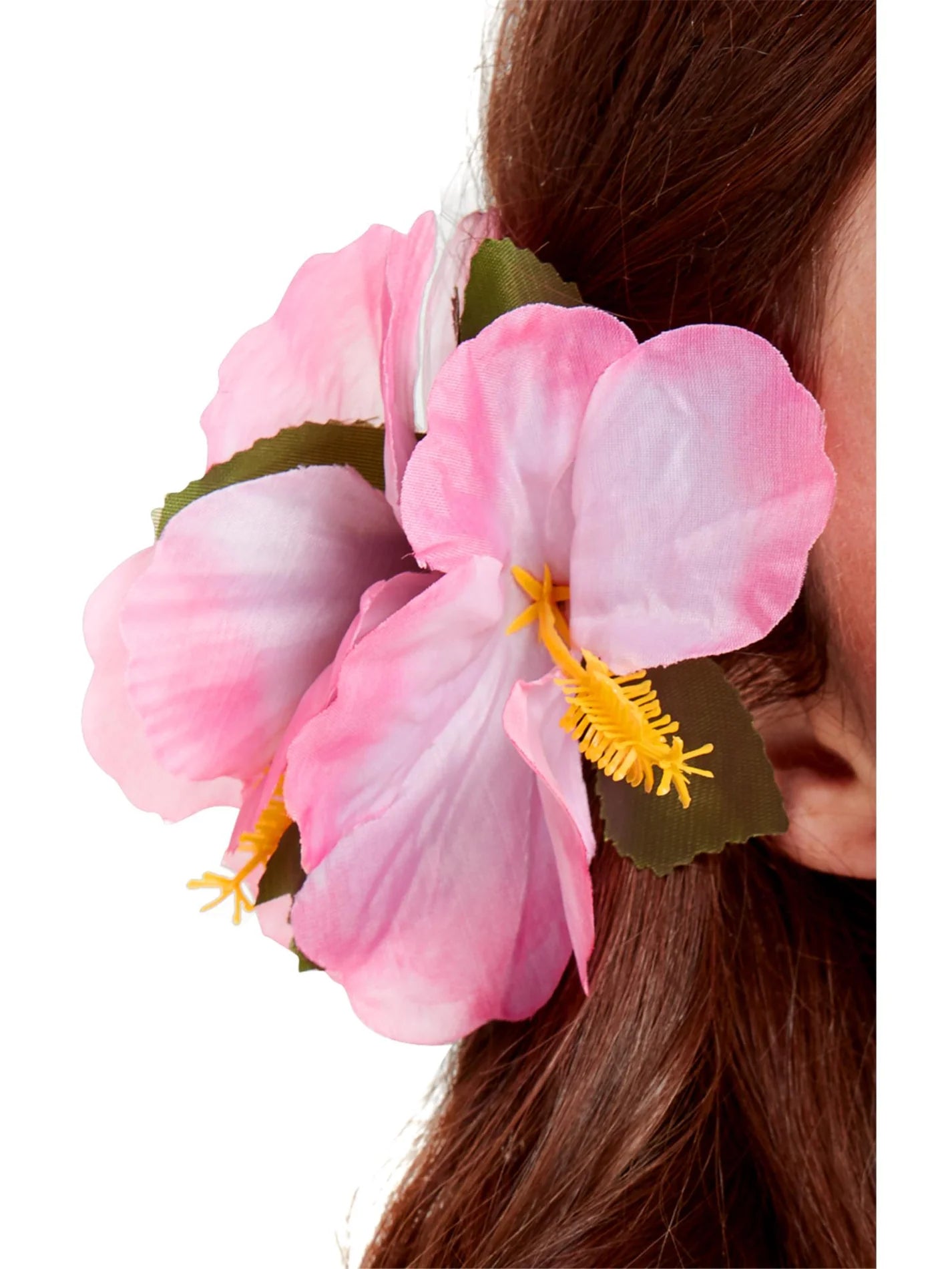 Hiusklipsi Hawajilainen kukka, pinkki