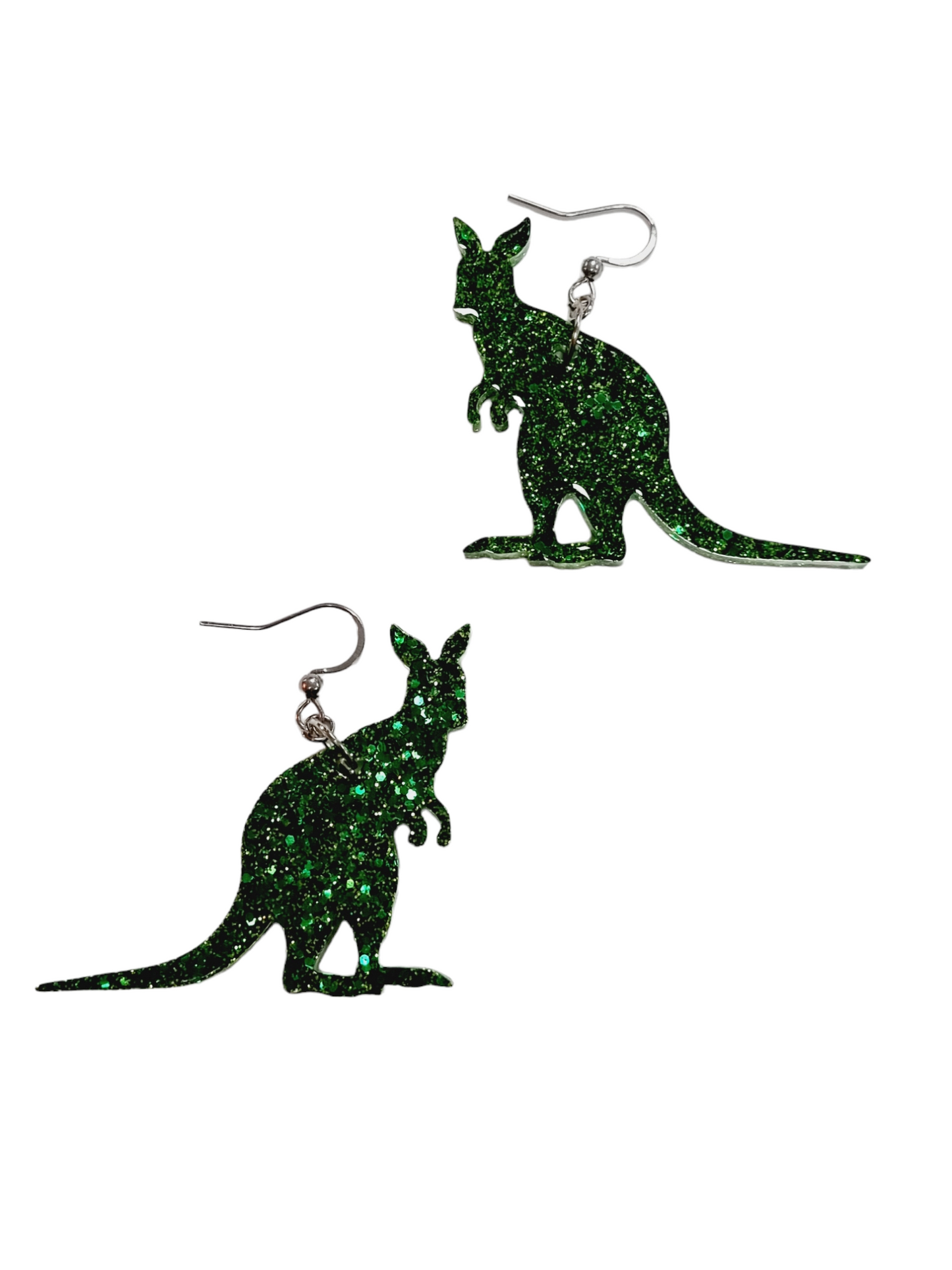 JenniMariaKyllikki korvakorut Kangaroo, vihreä