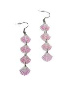 Ruffle Army korvakorut Seashell Garland 4, hopea