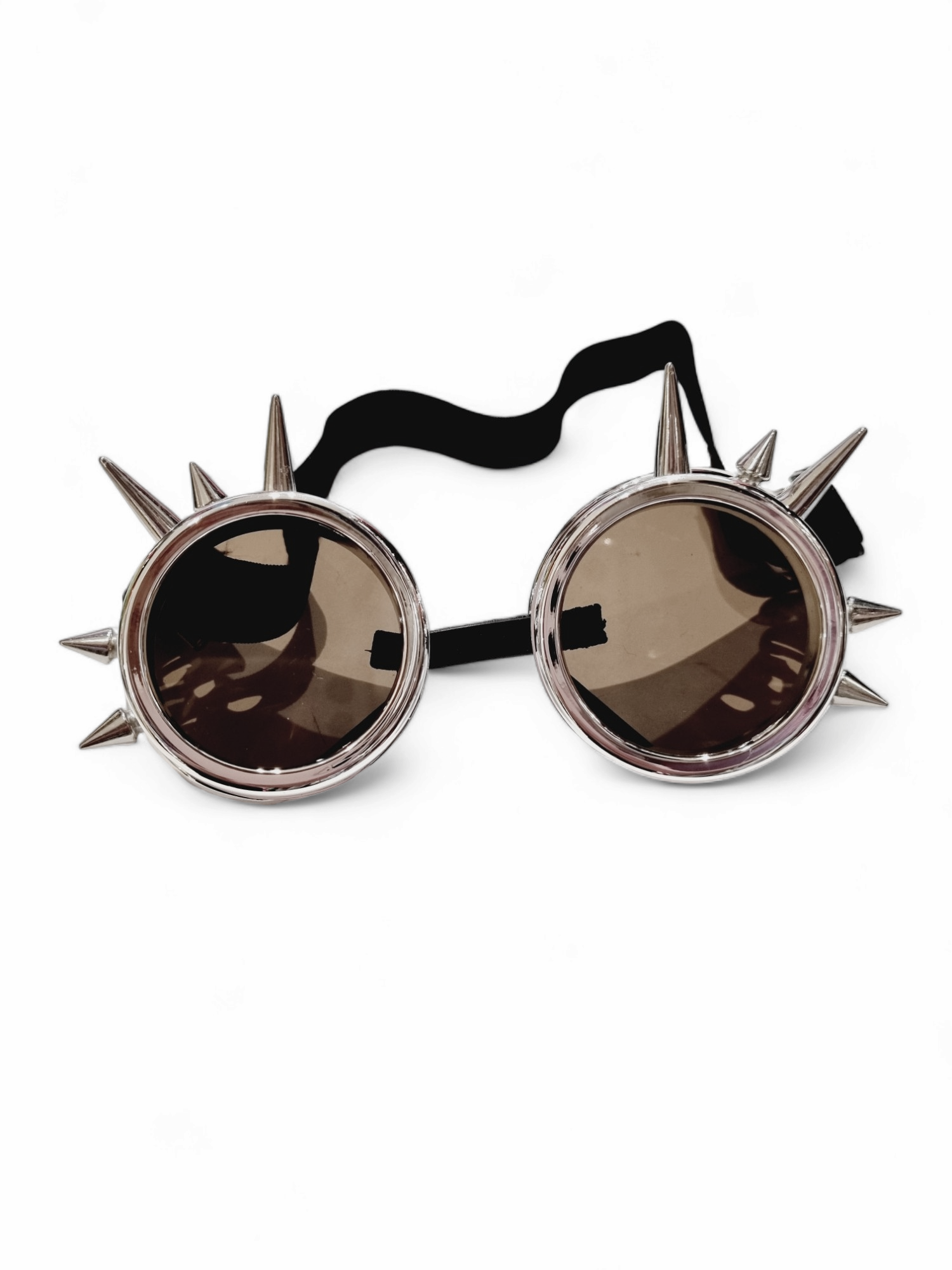 Steampunk Gogglesit, silver spikes