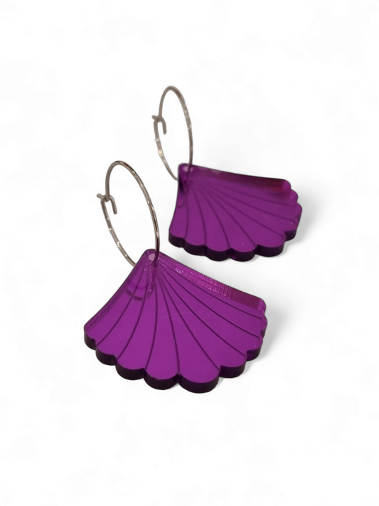 Ruffle Army korvakorut Dreamy Seashell, orchid purple