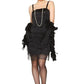 1920-luvun Flapper-asu Black Velvet