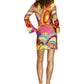 Psykedeelinen mekko Flower Power