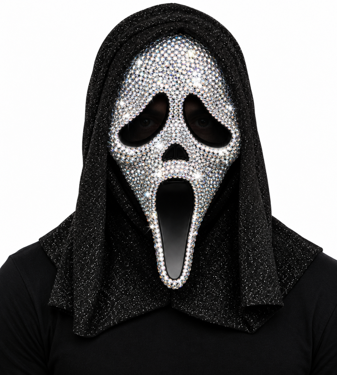Scream™ Ghost Face naamari Silver Bling