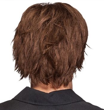 Peruukki Messy Pixie, ruskea