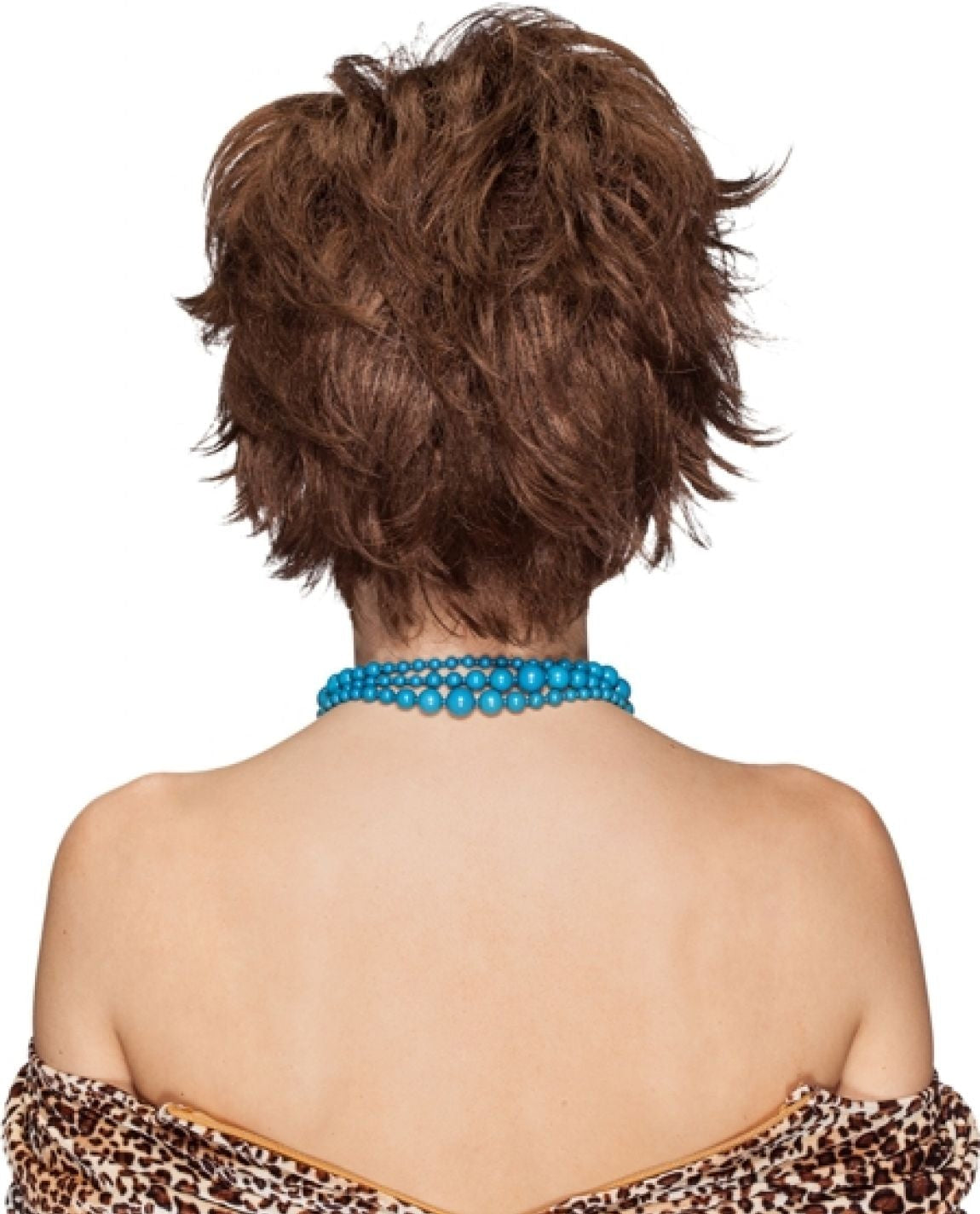 Peruukki Messy Pixie, ruskea