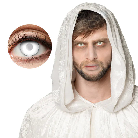 Piilolinssit 3kk, White Ghost (semi-blind)