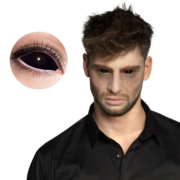 Piilolinssit 6kk, Sclera Black