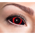 Piilolinssit 6kk, Sclera Black & Red