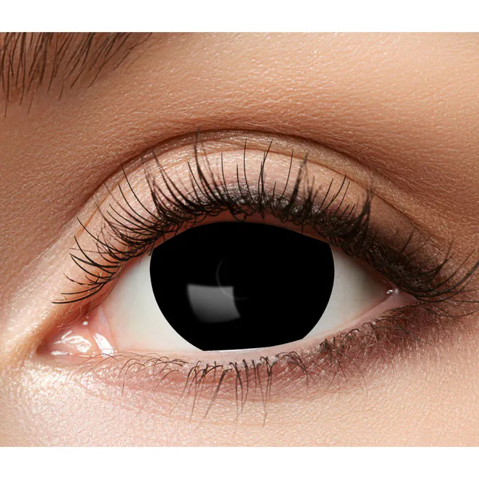 Piilolinssit 6kk, Mini Sclera Black