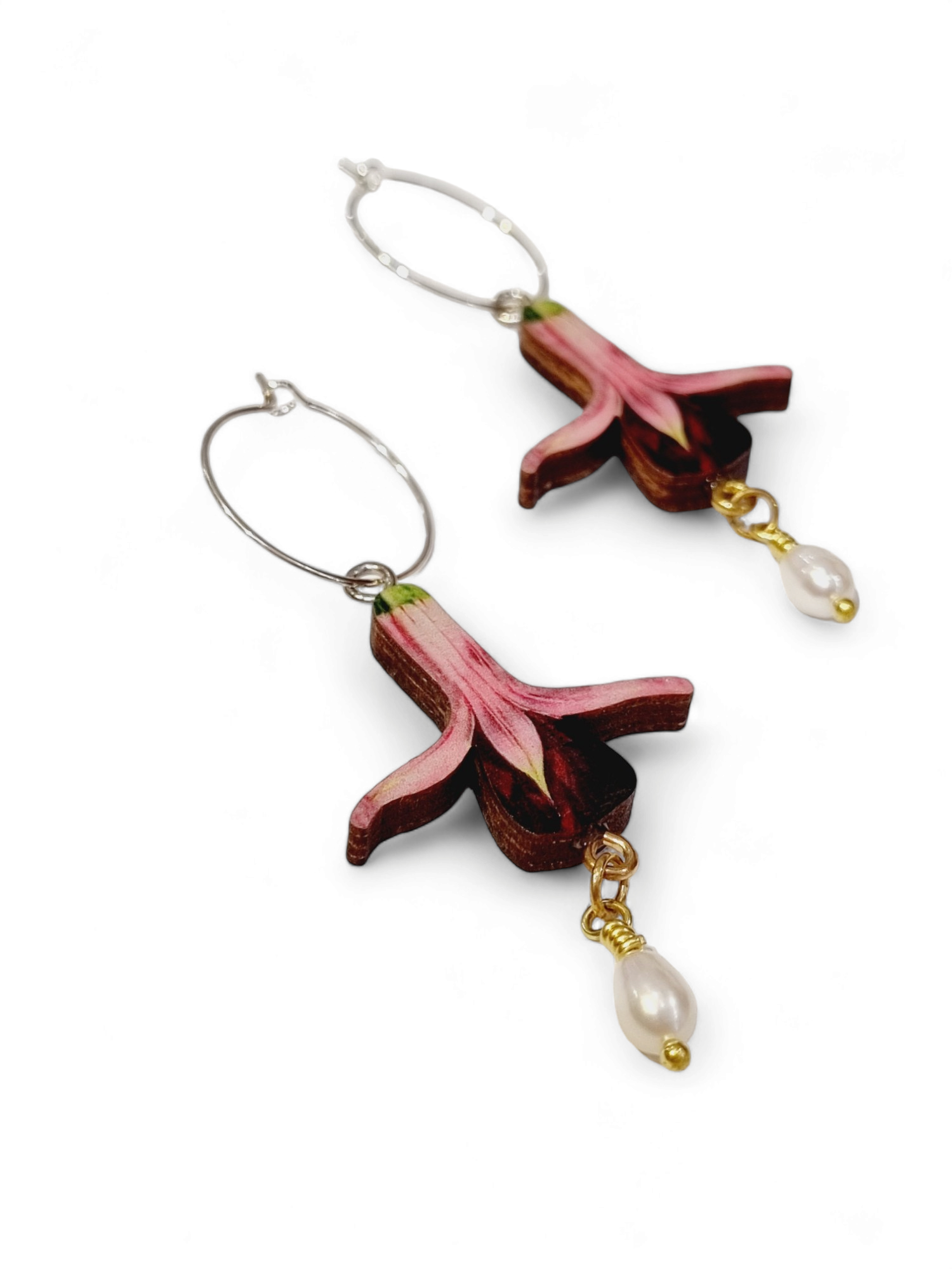 Fen & Co korvakorut Fuchsia Flower