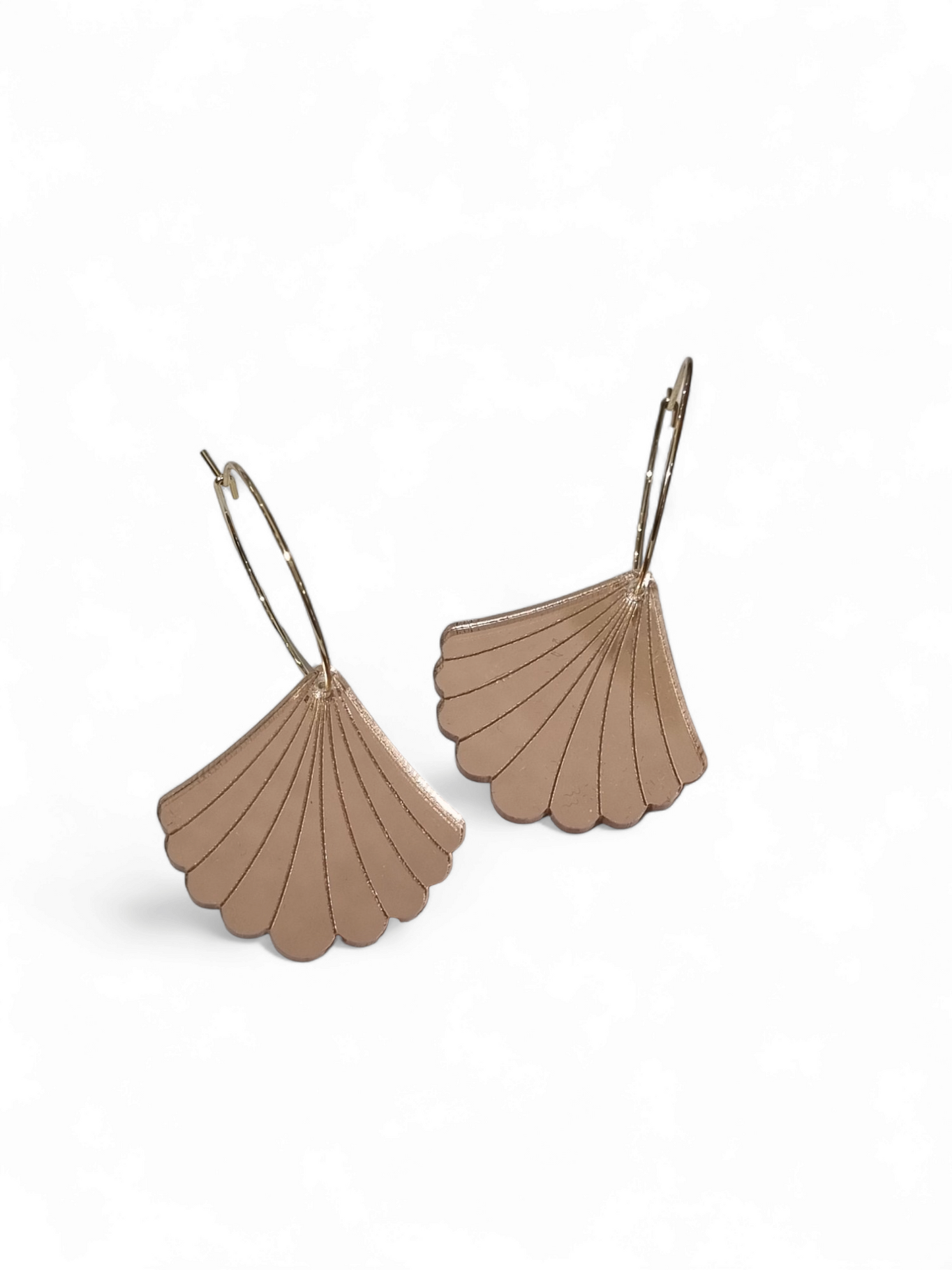 Ruffle Army korvakorut Dreamy Seashell, rose gold