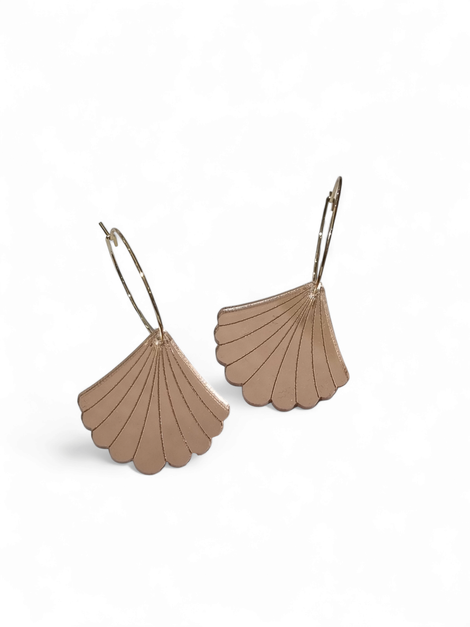 Ruffle Army korvakorut Dreamy Seashell, rose gold