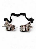 Steampunk Gogglesit, silver spikes