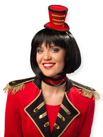 Sirkuksen tirehtöörin minihattu + choker Deluxe