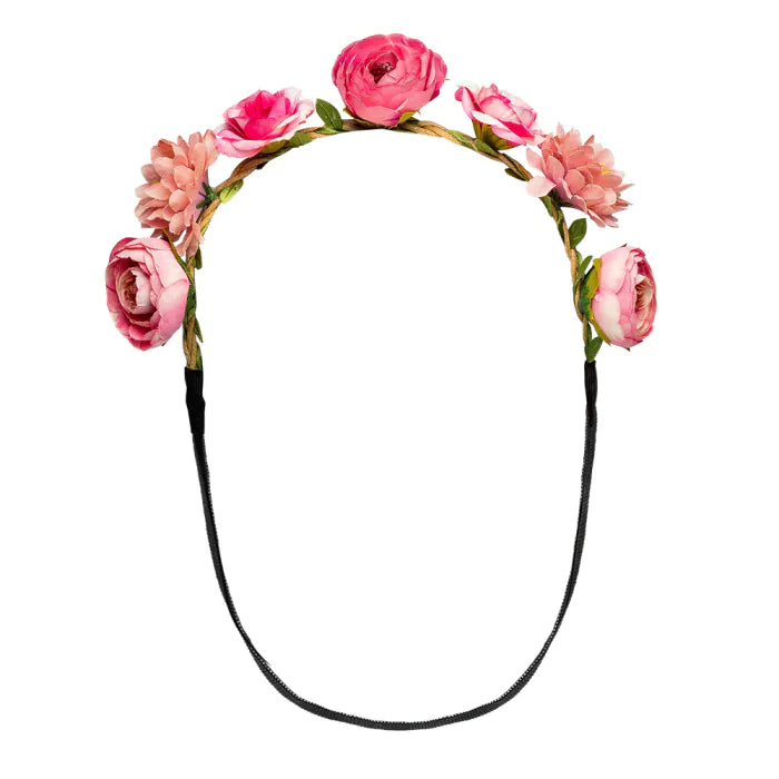 Kukkapanta kuminauhalla Pink Summer