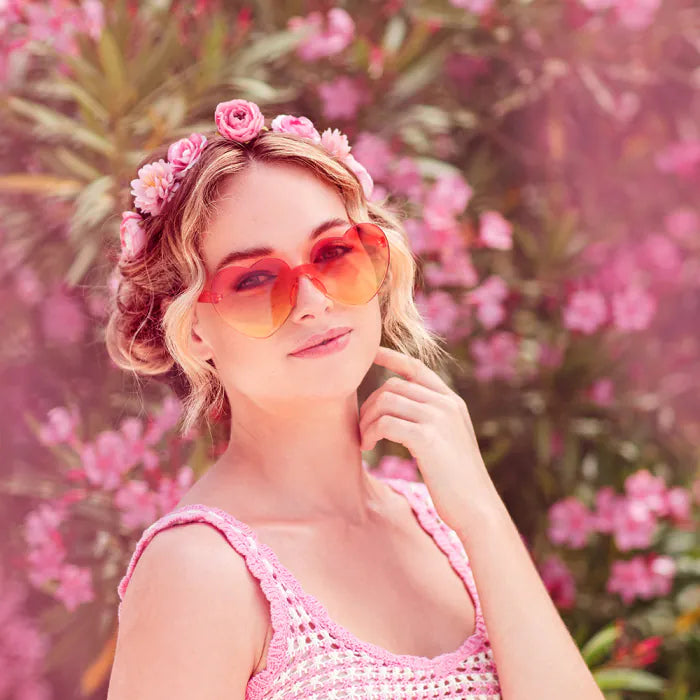 Kukkapanta kuminauhalla Pink Summer