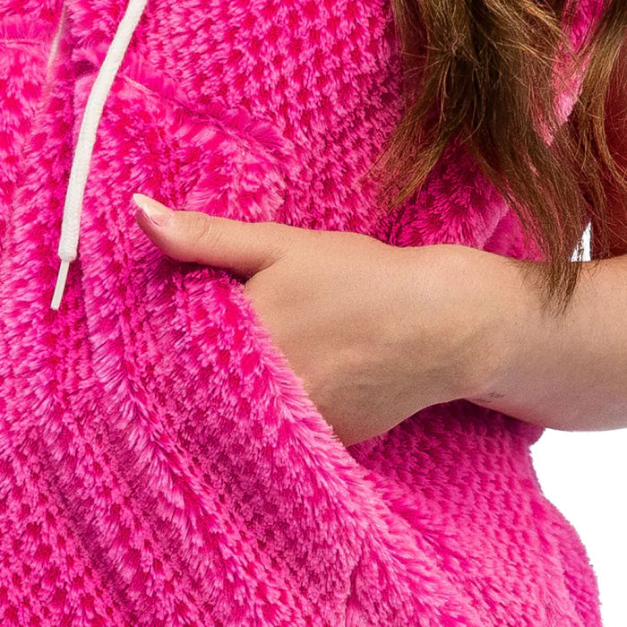 Pörröinen liivi Pink (UV)