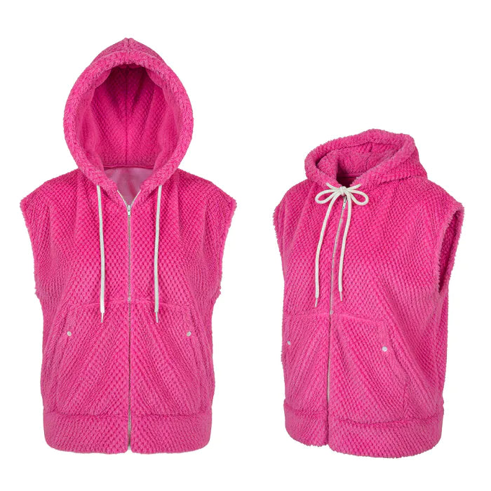Pörröinen liivi Pink (UV)