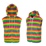 Pörröinen liivi Rainbow (UV)
