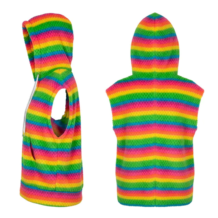 Pörröinen liivi Rainbow (UV)