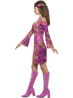 Hippiasu Woodstock (mekko, huivi ja peace-merkki)