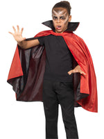 Vampyyrin viitta, musta/punainen (lasten koko)