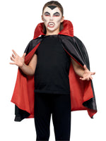 Vampyyrin viitta, musta/punainen (lasten koko)