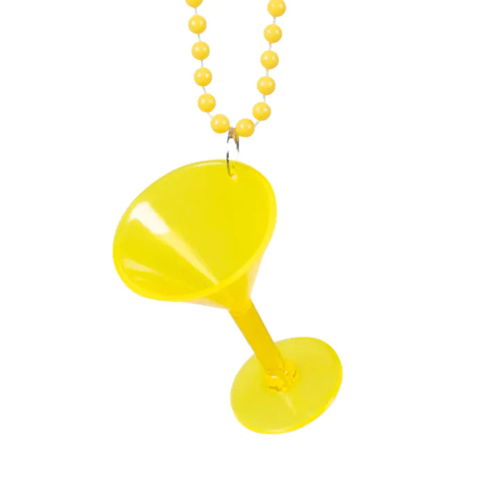 Cocktail-shottilasi helminauhassa, keltainen (UV)