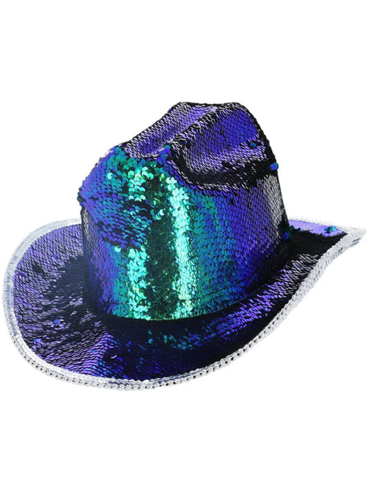 Stetson Sequin Cowgirl, peacock blue