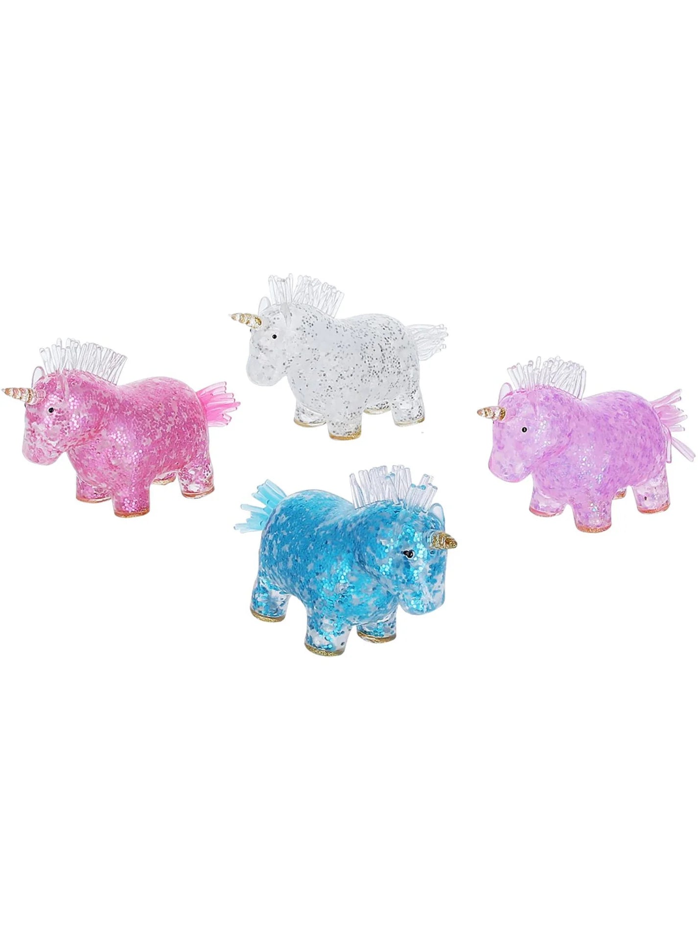 Squeezy! Puristeltava yksisarvinen glitterillä
