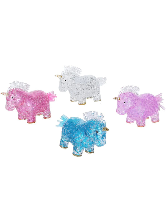 Squeezy! Puristeltava yksisarvinen glitterillä