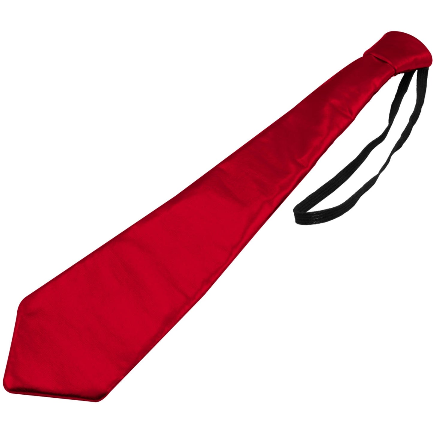 Metallinhohtoinen kravatti, punainen
