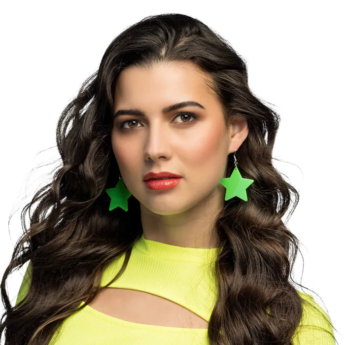 Bilekorvikset Neon Star, vihreä (UV)