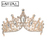 Metallinen tiara Royal Luxury Queen