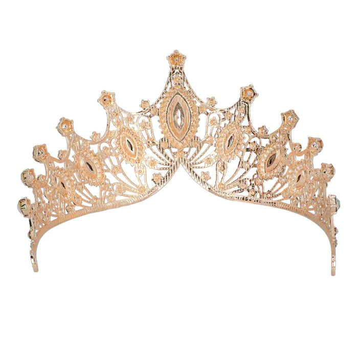 Metallinen tiara Royal Luxury Queen