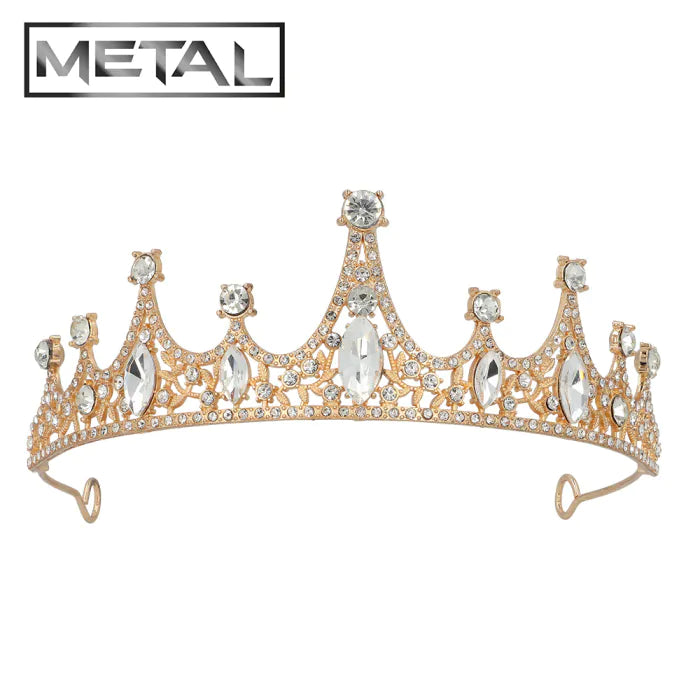 Metallinen tiara Royal Luxury Princess