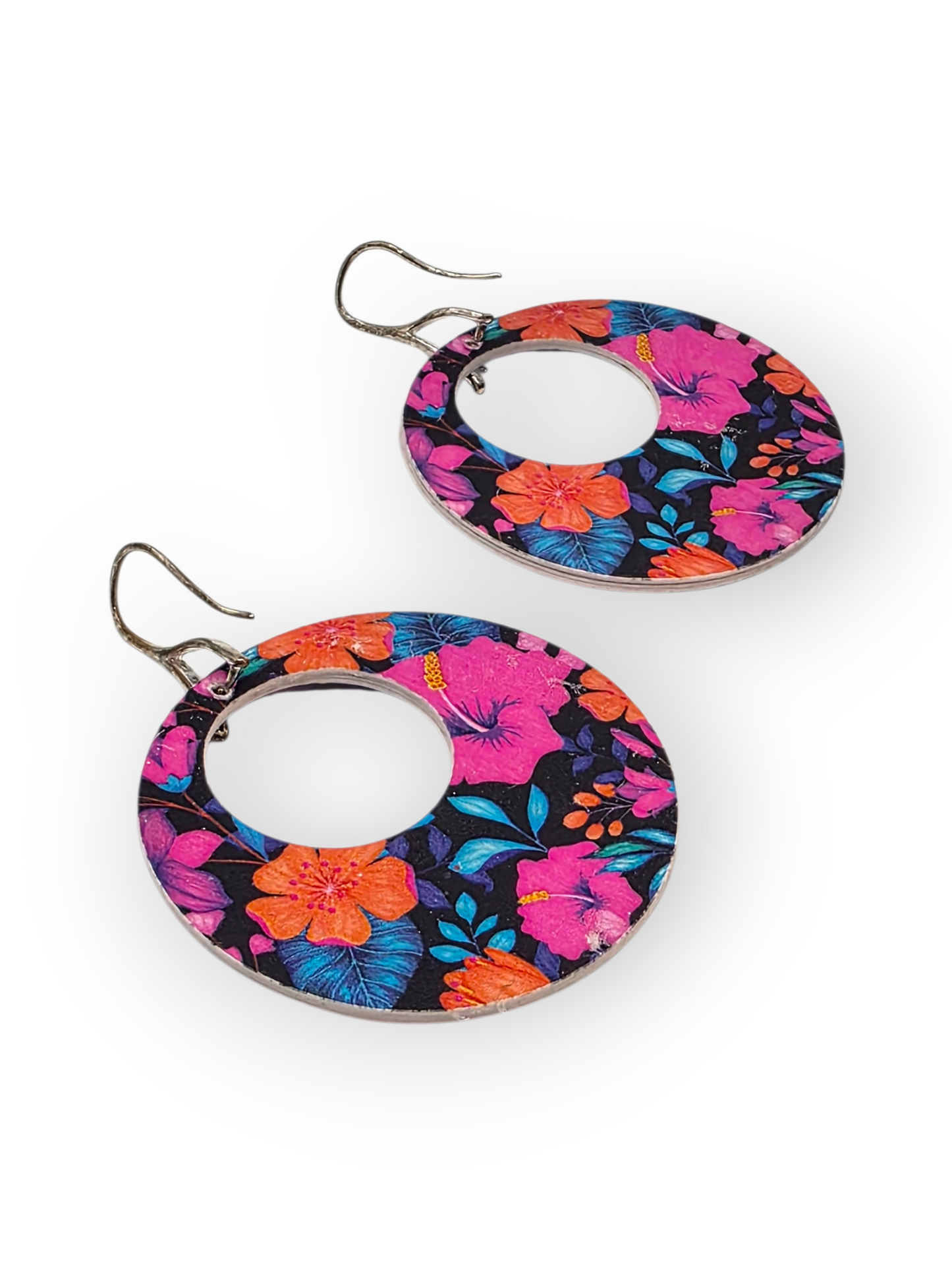 Pipapaper korvakorut Córdoba Hoops, hot pink