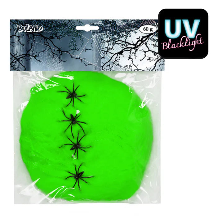 Hämähäkinseitti, UV neonvihreä (60g)