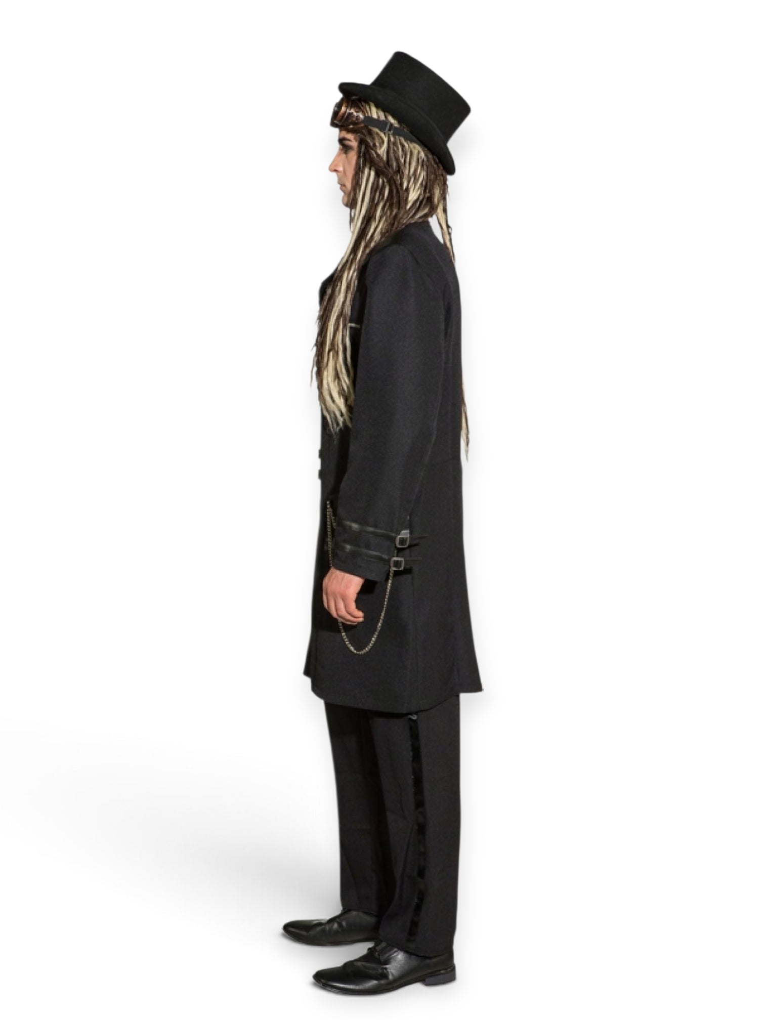 Steampunk Aikamatkaajan takki, musta