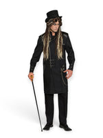 Steampunk Aikamatkaajan takki, musta