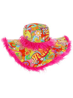 Leveälierinen hippihattu Summer Of Love (UV)