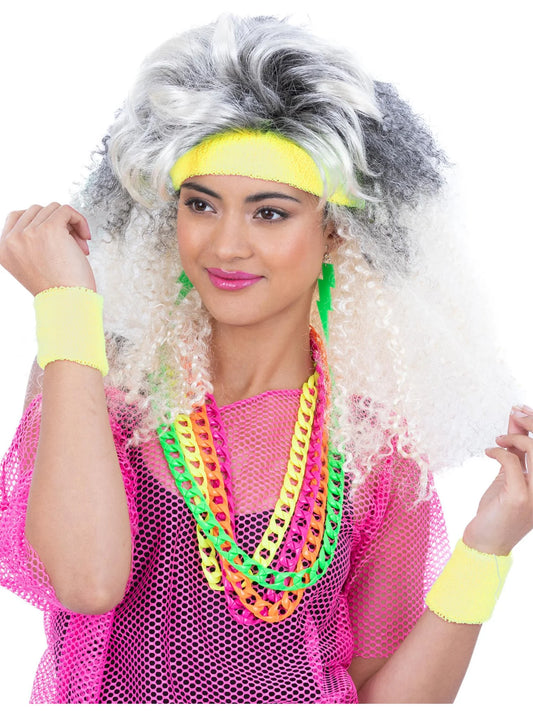 Hikinauhasetti, neonkeltainen (UV)