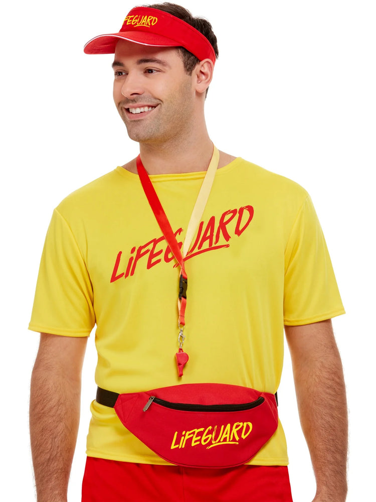 Rantavahdin setti "Lifeguard" (irtolippa, vyölaukku ja pilli)