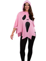 Poncho Pink Ghost