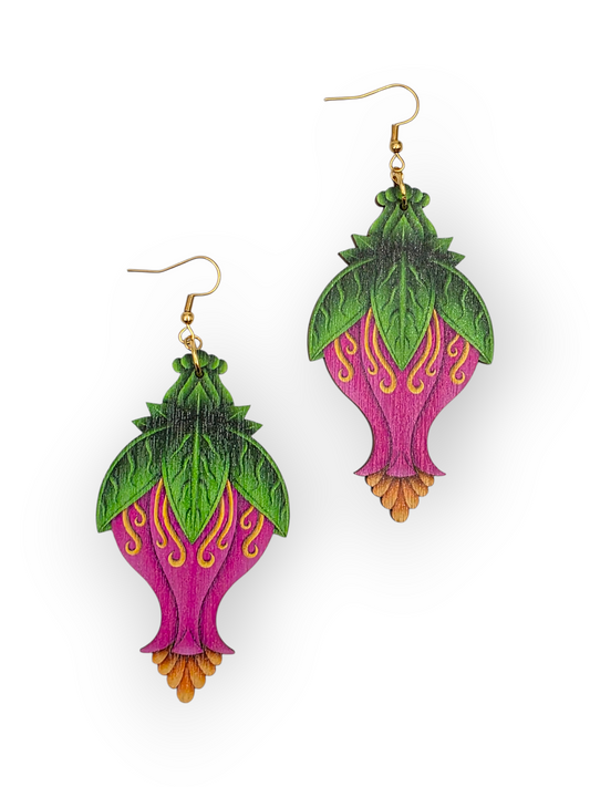 SOLA VISUALS korvakorut Ursula, pinkki