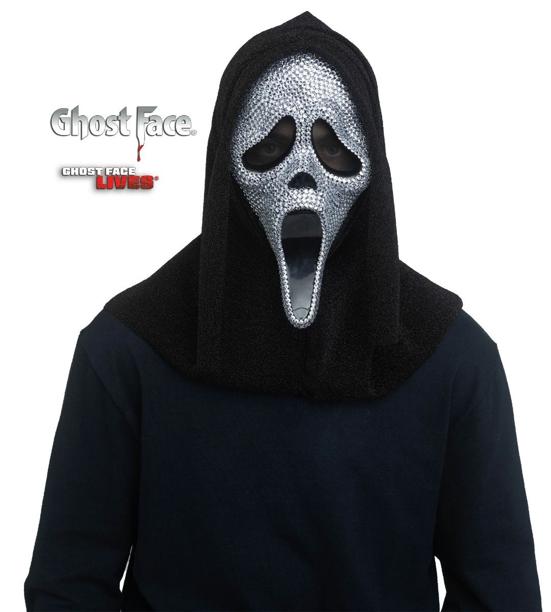 Scream™ Ghost Face naamari Silver Bling